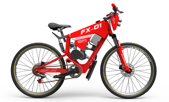 FX 超級霸氣電動(dòng)自行車設(shè)計(jì)